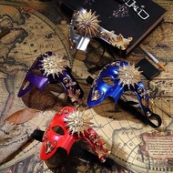 Venice Half Masquerade Mask Face Costume Bull Head Phantom of the Opera Party Mask Female Carnival