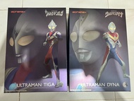 Alphamax Ultraman 迪加 Tiga & 帝拿 Dyna set 鹹蛋超人 奧特曼