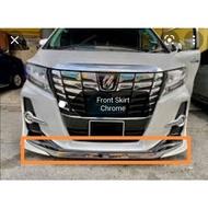 Toyota Alphard AGH 30 Front skirt Chrome only