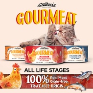 OzPro Gourmeat Cat Canned Food - 85g (makanan basah kucing cat wet food makanan kucing pet food grai