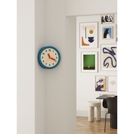 Corner Clock Minimalist Solid Color Corner Clock Silent Clock Art Decoration Hole-Covering Wall Cloc