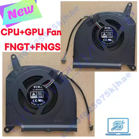 +++ New Original Laptop Cooling Fan For GIGABYTE AORUS 5 SE4 RX5M i7-12700H CPU/NVIDIA GeForce RTX 3
