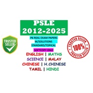 P6 REAL PSLE EXAM PAPERS W/SOLUTIONS (2012-2025)