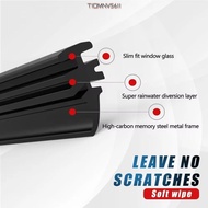 TIOMNV56II Refill Strips, Easy To Replace Rubber Car Wiper, Durable 6mm 14/16/17/18/19/20/21/22/24/2