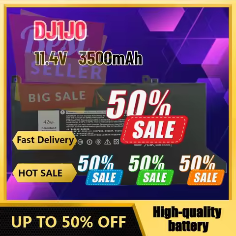【Fast Delivery 】New DJ1J0 42Wh Battery For Dell Latitude 12 7280 7290 E7280 E7290 13 E7390 E7380 14 