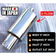 D Sport Ekzos S Flow Muffler Import Dari Jepun