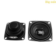 Mar Portable 53mm Square Speaker Component 4Ω Sensitivity Metal Subwoofer 4Ohm Sound Speaker Profess