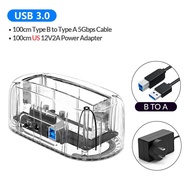 ORICO 3.5นิ้วโปร่งใส HDD Docking Station SATA To USB 3.0 5Gbps Hard Drive Docking Station รองรับ2.5/3.5 HDD Adapter