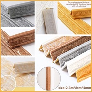 2.3Meter Moulding Wallpaper Wall Trim Line Corner Sticker Boarder On Ceiling Wallpaper Wall Decor Ho