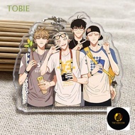 Funny TOBIE 19 Days Cartoon Style Keychain
