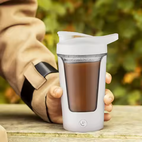 450Ml Smart Stirring Cup Automatic Electric Coffee Mug Self Stirring Protein Shaker for Office Home 