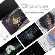 ABC Top Screen Palm Rest Laptop Skin Sticker For HP Laptop 14q-by Laptop 14s-dr2002TU Custom Cut PVC