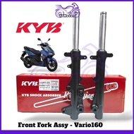 ORIGINAL KYB VARIO160 VARIO 160 FRONT FORK SET FRONT FORK SET ORI KAYABA VARIO160 BLACK DA3016/3017