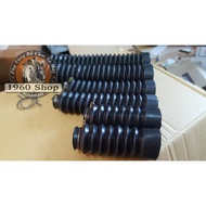 Rubber cover - motorcycle shock absorber type 13-20-25cm (1 pair) suitable for Cafe Racer Tracker Wi