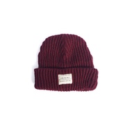 Megano - Low key Beanie Hat Maroon | Beanie Hat | Beanie Women Men | Knitted Hat | Short Beanie Hat 