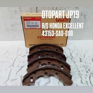 Brake SHOE HONDA CIVIC EXCELLENT Rear BRAKE Lining CIVIC EXCELLENT 43153-SA0-000