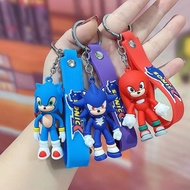 Sonic Keychain Super Sonic souvenir Sonic Mouse Cartoon Bag Pendant Sonic The Hedgehog Doll PVC Soft