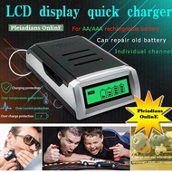 HOMIEE Lcd Display Charger 3800mAH AA 1800mAH AAA Rechargeable Battery Charger Murah Bateri Pengecas