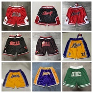 กางเกงขาสั้นบาสเก็ตบอล NBA, กางเกงขาสั้นบาสเก็ตบอลที่ระลึก Bulls Lakers, กางเกงกีฬาหลวม, กางเกงกีฬาซ