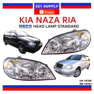 KIA NAZA RIA DEPO HEAD LAMP/LAMPU DEPAN BESAR/CAR LIGHT SET