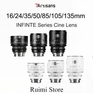 7Artisans INFINTE Series MF FullFrame Cine Lens, 16/24/35/50/85/105/135mm T2.1 T2.4 T2.5 for PL/EF