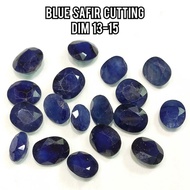 Natural Original blue Sapphir cutting Stone / blue shappire Stone / green Sapphir Stone / oval black