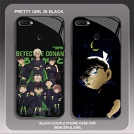 HK-14 Detective Conan Collage Glass Casing for OPPO Realme F7 A7 A12 F9 A12S A11K F5 A5S 2 Pro