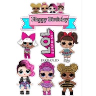 LOL/ TOPPER LOL THEMED BIRTHDAY CAKE TOPPER LOL CUTE LOL/ TOPPER