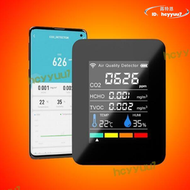 五合一 紅外二氧化碳檢測儀 CO2檢測器 便攜式 溫濕度 空氣質量監測儀