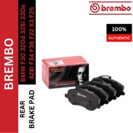 GENUINE BREMBO REAR BRAKE PAD BMW F30 320d 328i 330e 428i F34 F36 F22 X3 F25