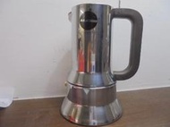 ALESSI 9090 6人份 第一代 不生銹 經典 絕版 摩卡咖啡壺 (#114) 送萬用爐架
