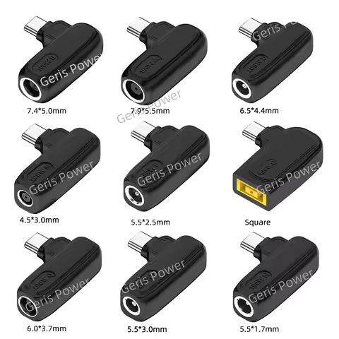 65W 100W DC Universal Laptop Charger to USB C Type C PD Trigger Power Adapter Connector Converter fo