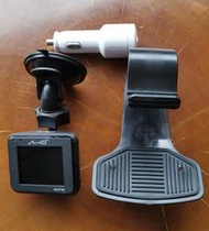 二手商品，Mio MiVue c350行車記錄器（無充電線）+USB雙孔車充+車用手機支架