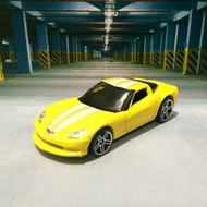 Hot Wheels C6 Corvette Yellow 2007 Mystery Car Series