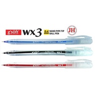 JOO HUAT [3in1] G'soft WX3 0.4mm Nano Pipe Tip Top Ball Pen