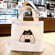 御飯糰の日常 賓士貓帆布袋 (午餐袋) 手工印製