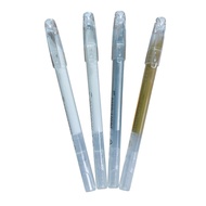 1 SET OF 3 COLOR CLICK PENS GOLD SILVER WHITE BP CLICK 3W CS-G266