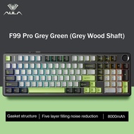 AULA 99/87/80 Keys customized gaming keyboard Gasket Structure Tri-mode RGB Wired /Bluetooth /2.4G W