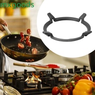 MXGOODS Wok Ring Cauldron Kitchen Support Carbon Steel Round Non Slip Pots Holder