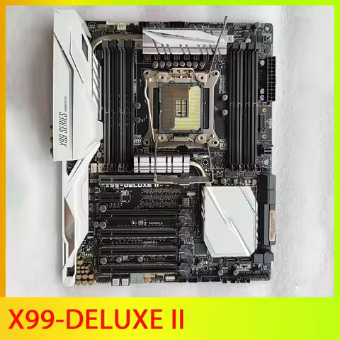 For Asus X99 Desktop Motherboard Support E5 V4 REG DDR4 X99-DELUXE II