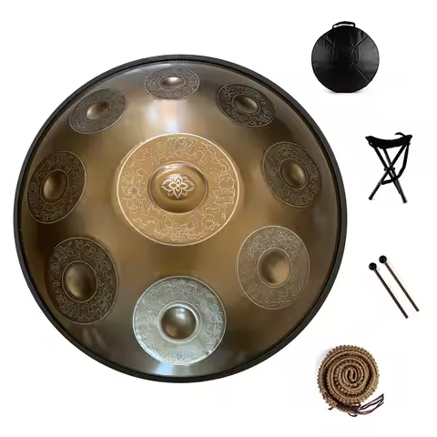 9/10/12/14 Notes HandPan 440/432hz Steel Musical Instruments Meditation Sound Healing Professional A