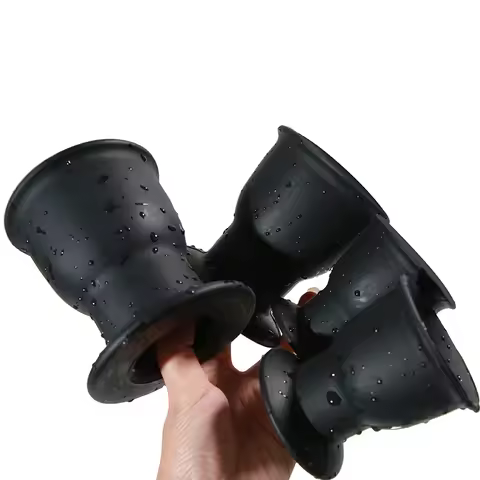 Super Huge Hollow Anal Plug Tunnel Anal Expansion Dilator Chastity Shower Enema Prostate Massager As