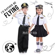 Pilot occupation, Pilot Boy career shirt, 2-14 year old children's ambition costume