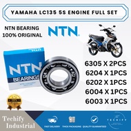 YAMAHA LC135 5S (5 SPEED) NTN ENGINE BEARING SET X 6PCS 100% ORIGINAL 6003 6004 6202 6204 6305