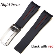 20มิลลิเมตรโค้ง End นาฬิกาวงสำหรับ Rolex สายนาฬิกา Submariner GMT เรือยอชท์โท Explorer Watch Bands ส