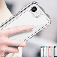 For iPhone 16e Case iPhone 16e Cover Funda Luxury TPU PC Cases Shockproof Candy Color Silicone Phone