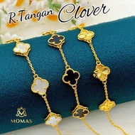 Rantai Tangan Clover Emas 916 Original Gelang Emas 916 Tulen Rantai Tangan Emas 916 Bajet Murah Emas