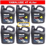 YAMAHA YAMALUBE 4T 4Stroke Outboard Motor Engine Oil 10W-40 4Litres x 6 Bottles Part Number: 90790-B