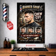 Barbershop Poster Wall Hanging Hair Cutting - Crew Cut