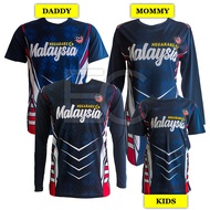 (EC) Family Matching Set / Baju Couple Jersey Malaysia Baju Keluarga Baju Raya Sedondon Dewasa Musli